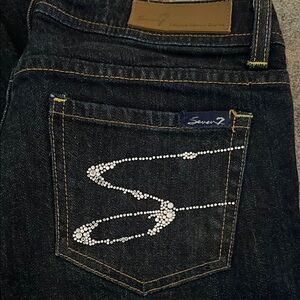 Seven7 Jeans with Rhinestone Detail